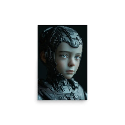 Portrait of a Child Borg Android Poster - 12″×18″