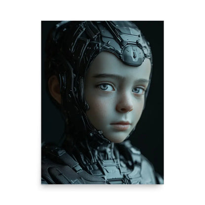 Portrait of a Child Borg Android Poster - 18″×24″