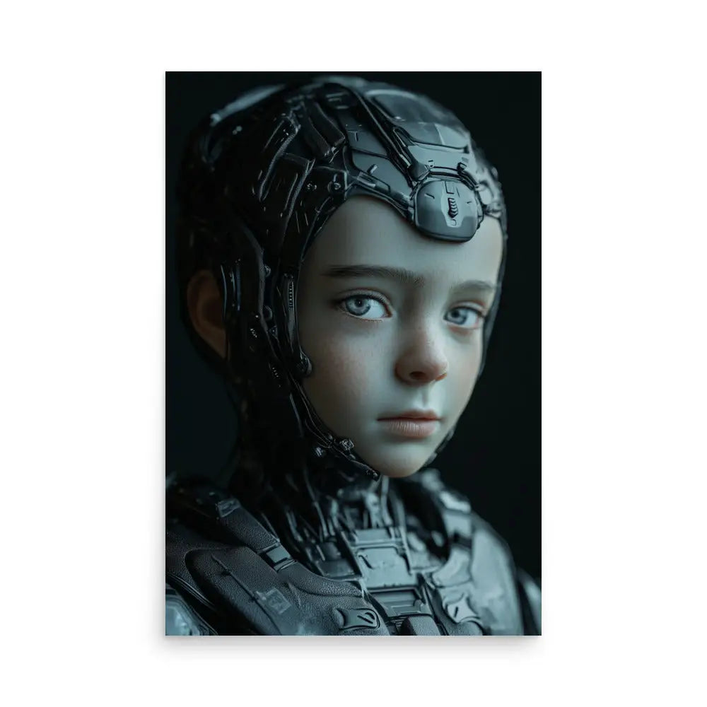 Portrait of a Child Borg Android Poster - 24″×36″