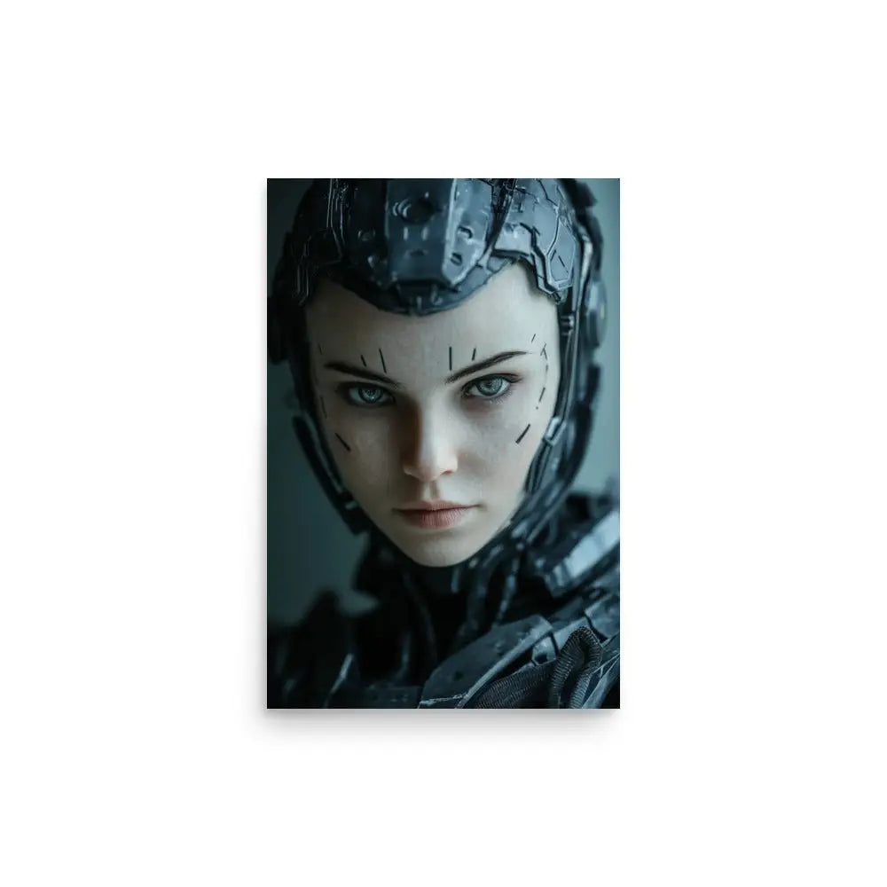 Portrait of a Female Borg Android Poster - 12″×18″