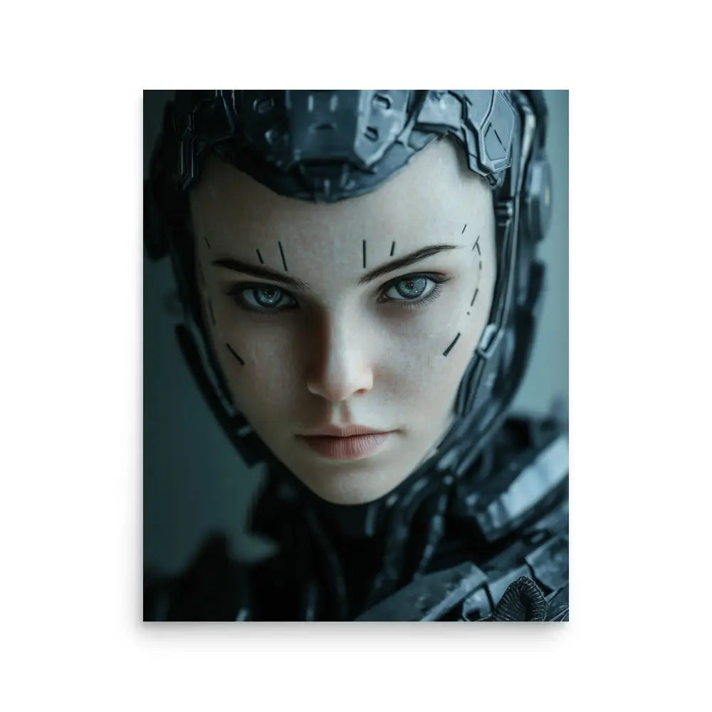 Portrait of a Female Borg Android Poster - 16″×20″