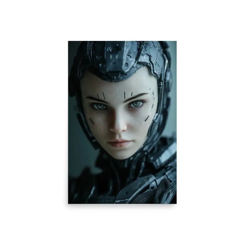 Portrait of a Female Borg Android Poster - 20″×30″