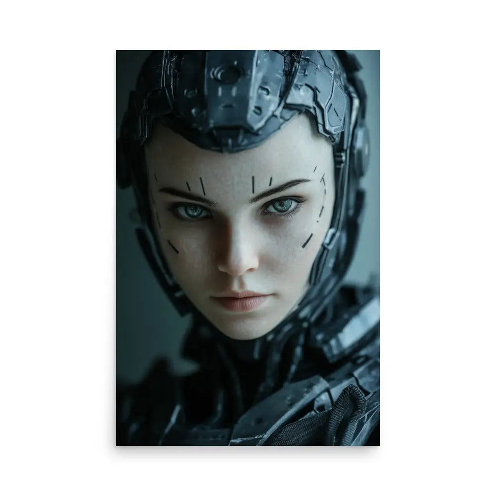 Portrait of a Female Borg Android Poster - 24″×36″