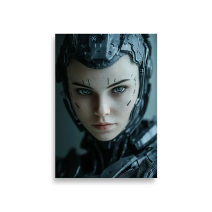 Portrait of a Female Borg Android Poster - A1 (23.3″×33.1″)