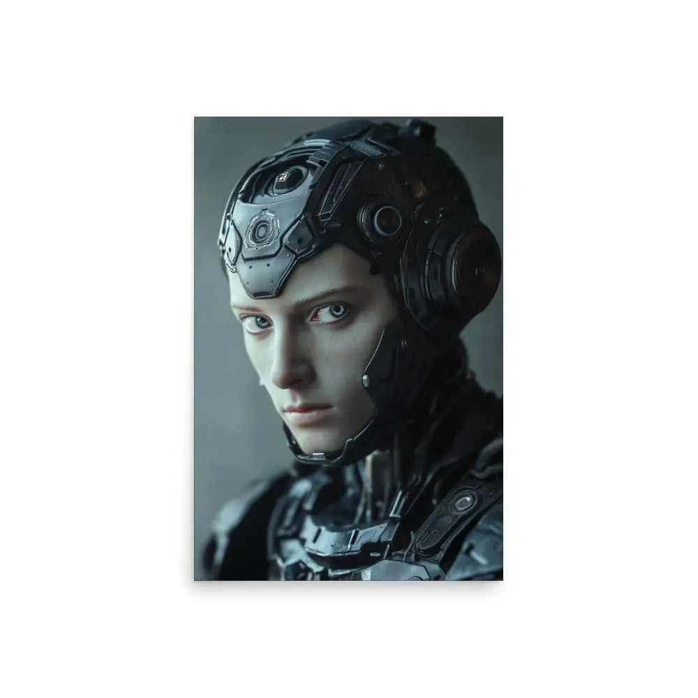 Portrait of a Male Borg Android Poster - 20″×30″