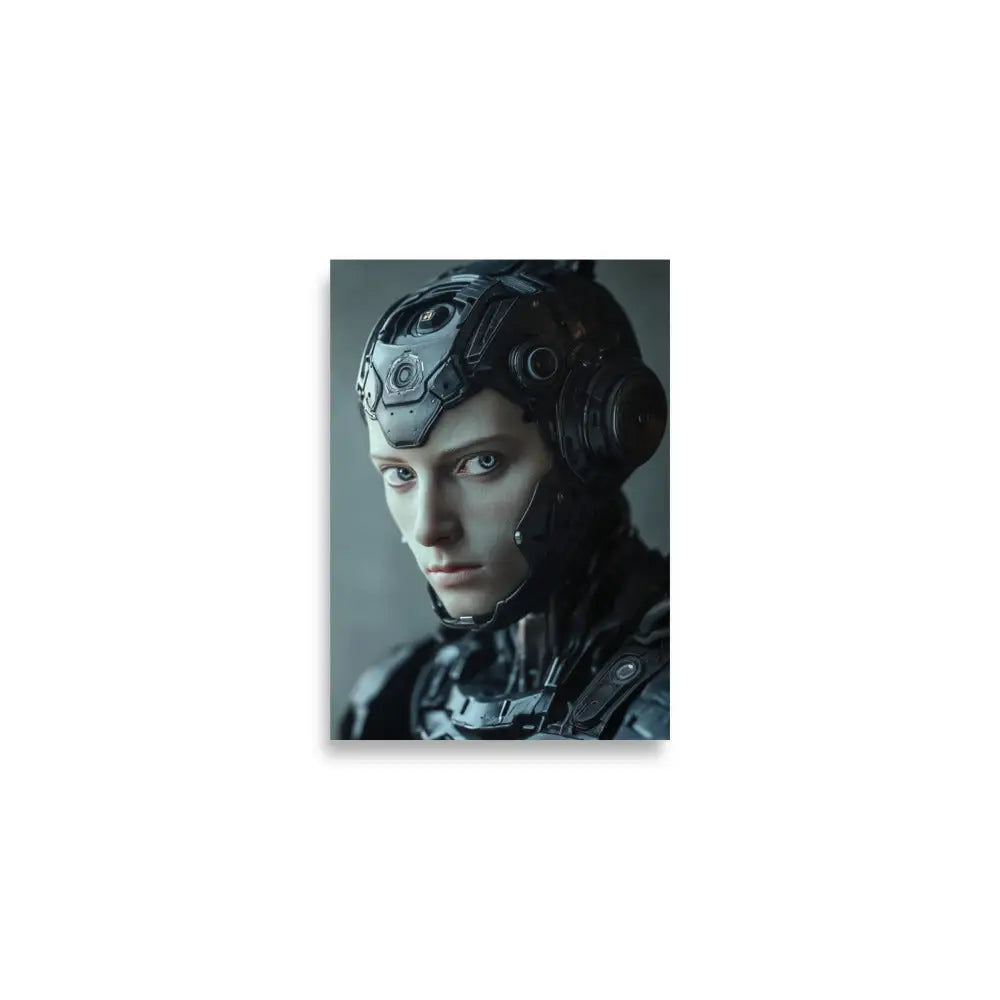 Portrait of a Male Borg Android Poster - A2 (16.5″×23.3″)